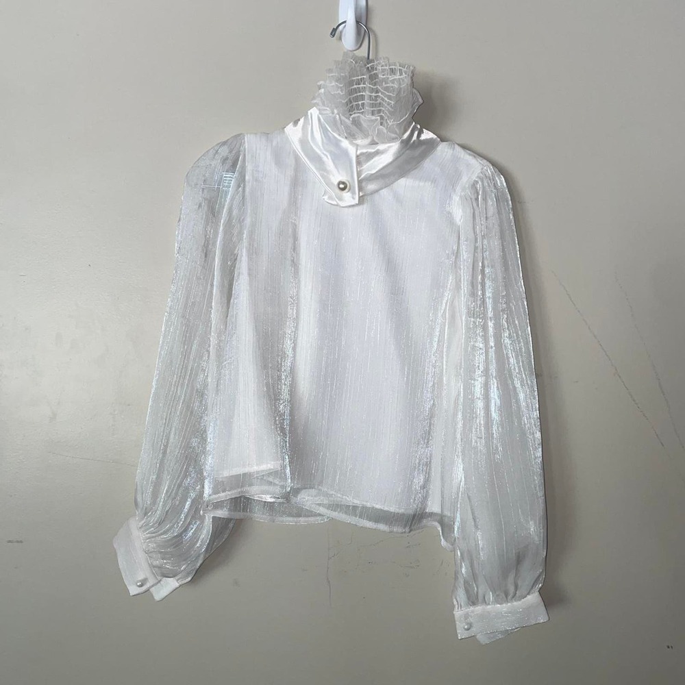 White victorian style blouse